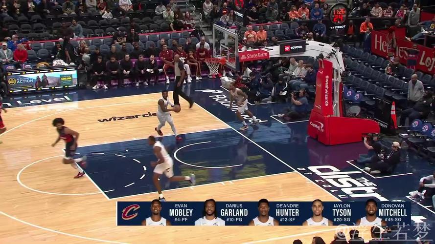 米切尔48分刷新赛季纪录 骑士逆转击败奇才迎四连胜